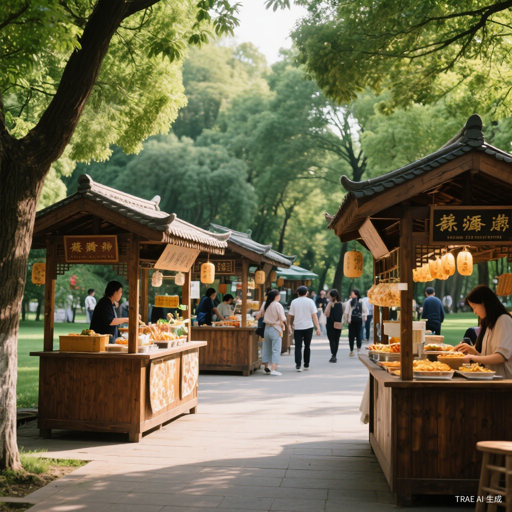 园博园集市美食街
