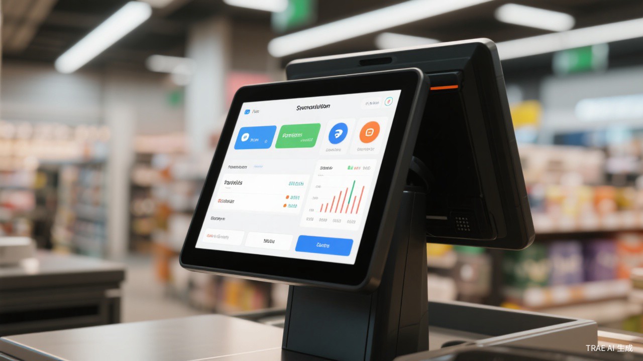 嘉联云店收银系统界面